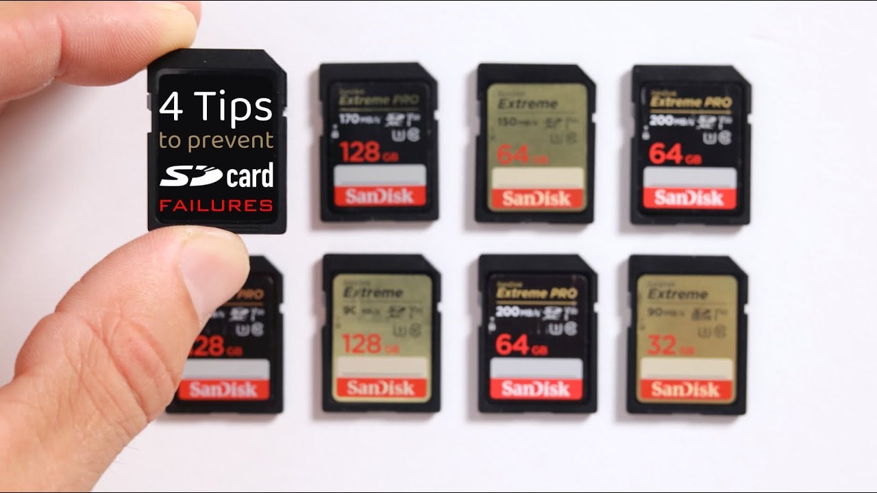 How to avoid memory card failures and horror stories