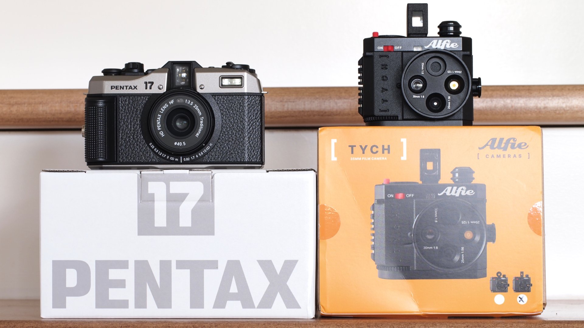 Pentax 17 vs. Alfie Cameras TYCH: a frame half full or a frame half empty?